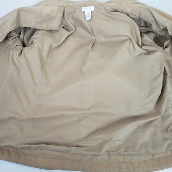Chico's Brown Jacket Full Zip Pockets Large - Picture 10 of 12